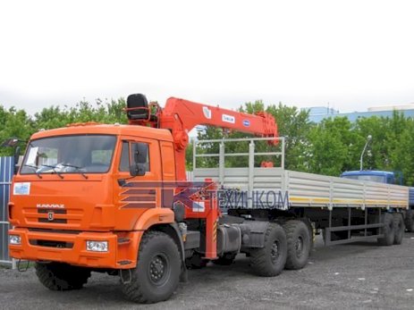 КМУ Kanglim KS 1256 G-II на шасси КАМАЗ-44108