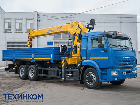 Бортовой автомобиль KAMAZ-65117-3010-48 с КМУ XCMG SQS 200-6 (мод. 6590-151821-48)