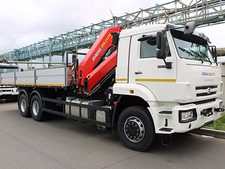 Бортовой автомобиль KAMAZ-65117-104020-49 с КМУ Палфингер Инман ИМ-240N (мод. 6590-353555-49)