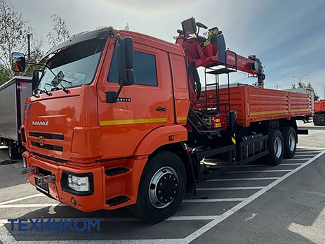 Бортовой автомобиль KAMAZ-65115-4094-56 с КМУ Палфингер Инман ИТ-150 (мод. 6590-111050-56)