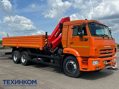 Бортовой автомобиль KAMAZ-65115-3094-48 с КМУ Палфингер Инман ИМ-150N (мод. 6590-111823-48)
