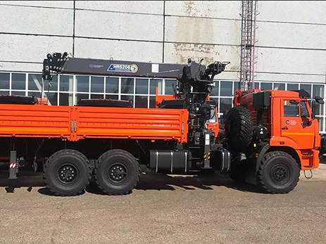 Бортовой автомобиль KAMAZ-43118-73094-50 с КМУ Kanglim 1256 (мод. 6591-120091-50)