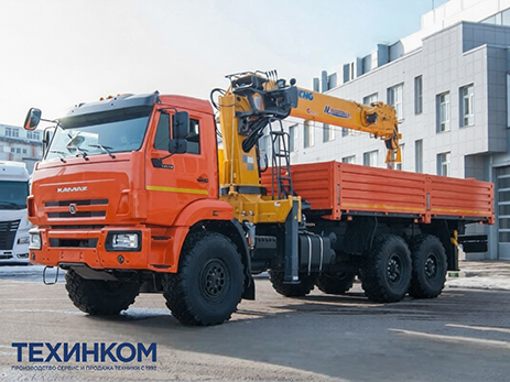 Бортовой автомобиль KAMAZ-43118-3027-48 с КМУ XCMG SQS 200-6 (мод. 6591-15046A-48)
