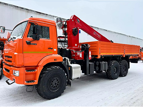 Бортовой автомобиль KAMAZ-43118-23027-50 с КМУ Horyong HRS-216 (мод. 6591-160165-50)