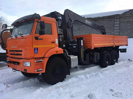 Бортовой автомобиль KAMAZ-43118-73094-50 с КМУ Horyong HRS-216 (мод. 6591-160191-50)