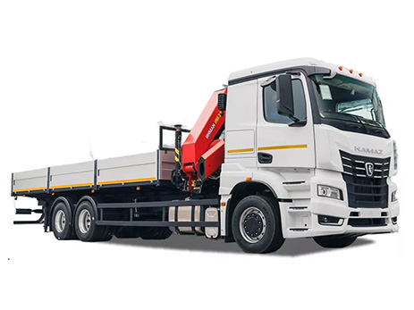 Бортовой автомобиль KAMAZ-65658-1764-49 с КМУ Палфингер Инман ИМ-320C (мод. 7590-118444-49)