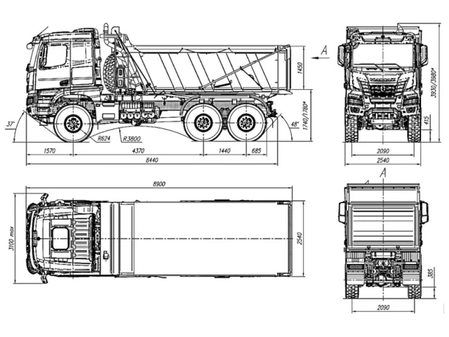 Фото №2: Самосвал КАМАЗ-65959-940002-СА (поколение К5)