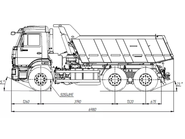 Фото №6: Самосвал КАМАЗ-65115 (15 тонн, 6х4)