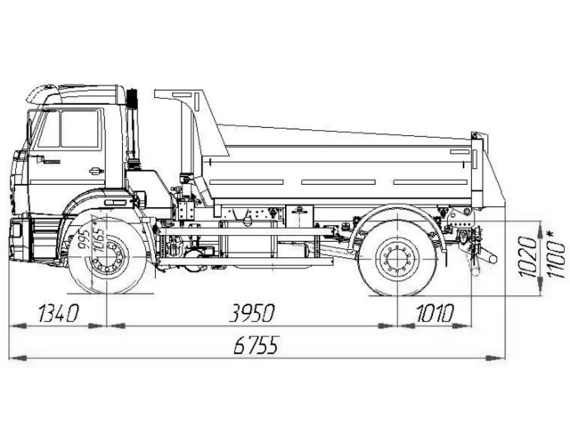 Фото №6: Самосвал КАМАЗ-53605 (11,7 тонн, 4х2)