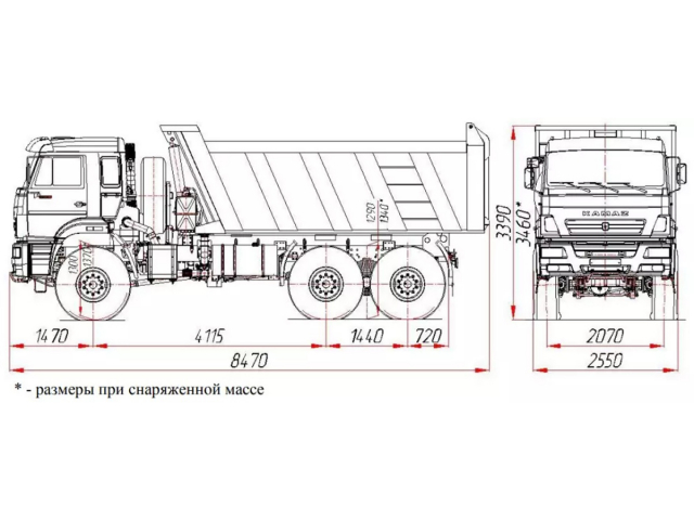 Фото №3: Самосвал КАМАЗ-65222-26012-53