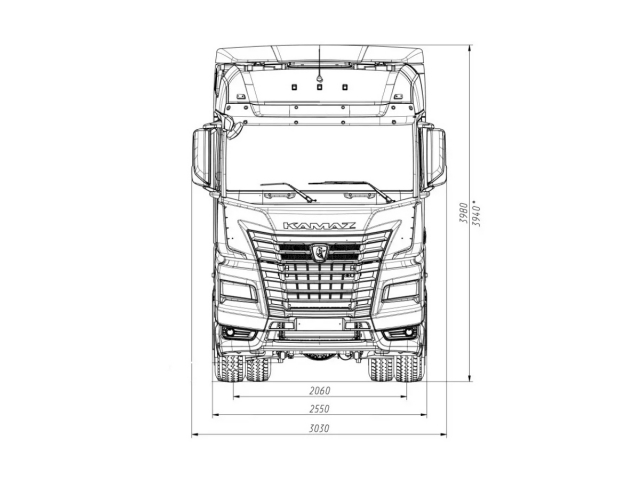 Фото №3: Седельный тягач KAMAZ-54901-70014-CA (4х2)