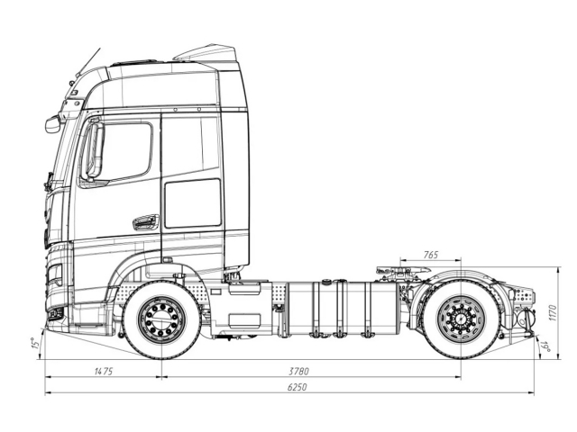 Фото №4: Седельный тягач KAMAZ-54901-70014-CA (4х2)