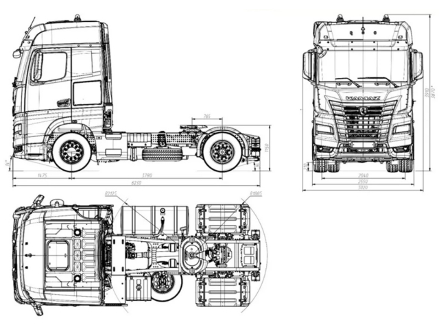 Фото №4: Седельный тягач KAMAZ-54901-70028-СА (поколение К5)