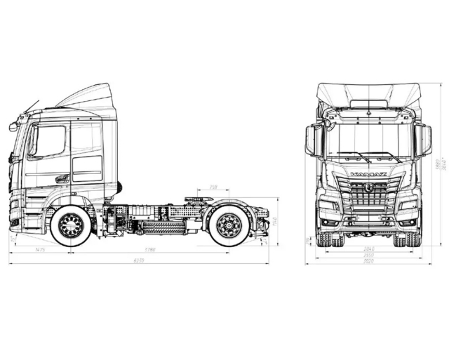 Фото №2: Седельный тягач KAMAZ-54902-764-49 (поколение К5)
