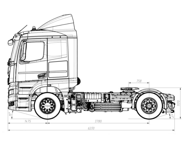 Фото №4: Седельный тягач KAMAZ-54902-768-49 (поколение К5)