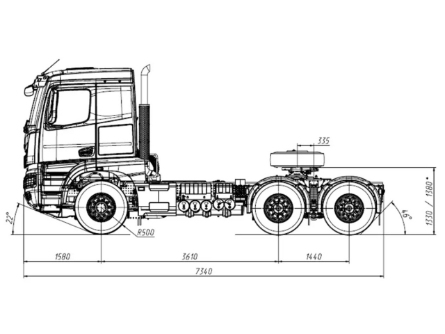 Фото №7: Седельный тягач KAMAZ-65956-40792-АА (поколение К5)