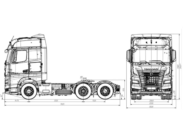 Фото №5: Седельный тягач KAMAZ-65659-70008-СА (поколение К5)