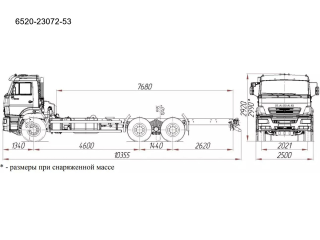 Фото №5: Шасси КАМАЗ-6520 (6х4)