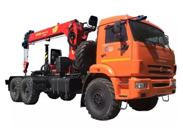 Фото №1: Седельный тягач КАМАЗ-43118-73094-50 (6х6) с КМУ Палфингер Инман ИТ-150 (мод. 659102-117292-50)