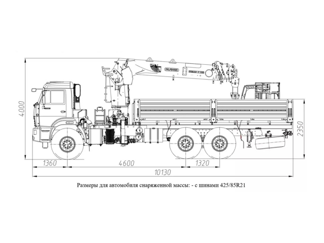 Фото №1: Бортовой автомобиль КАМАЗ-43118-23027-50 с КМУ Палфингер Инман ИТ-200 (мод. 6591-116965-50)