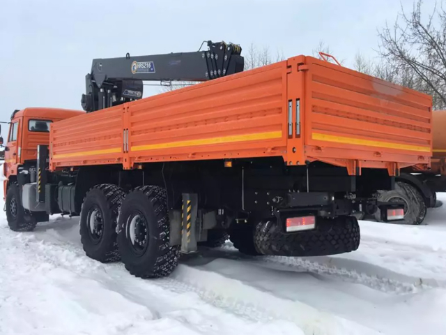 Фото №2: Бортовой автомобиль КАМАЗ-43118-73094-50 с КМУ Horyong HRS 216 (мод. 6591-160191-50)