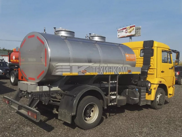Фото №2: Автоцистерна ЯДИШ-ВМ-5.0 на шасси КАМАЗ-43118 для пищевых жидкостей