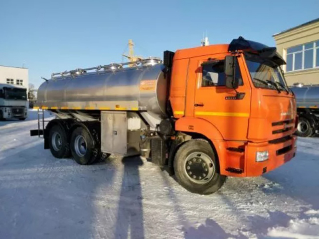 Фото №2: Автоцистерна ЯДИШ-ВМ-10.5 на шасси КАМАЗ-65115 для пищевых жидкостей