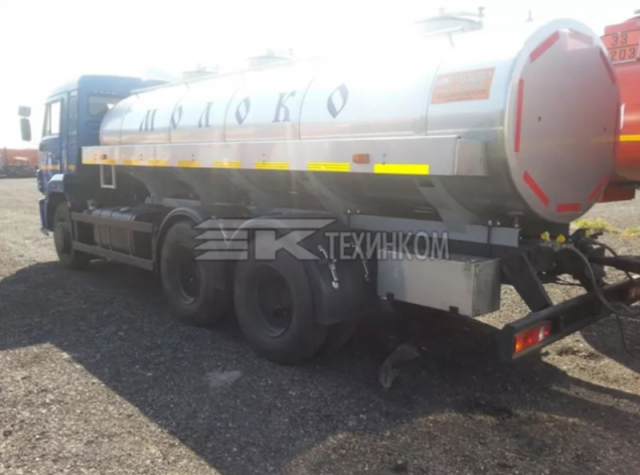 Фото №3: Автоцистерна ЯДИШ-ВМ-12 на шасси КАМАЗ-65115 для пищевых жидкостей