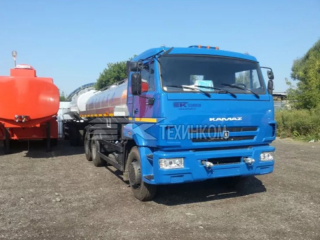 Фото №4: Автоцистерна ЯДИШ-ВМ-12 на шасси КАМАЗ-65115 для пищевых жидкостей