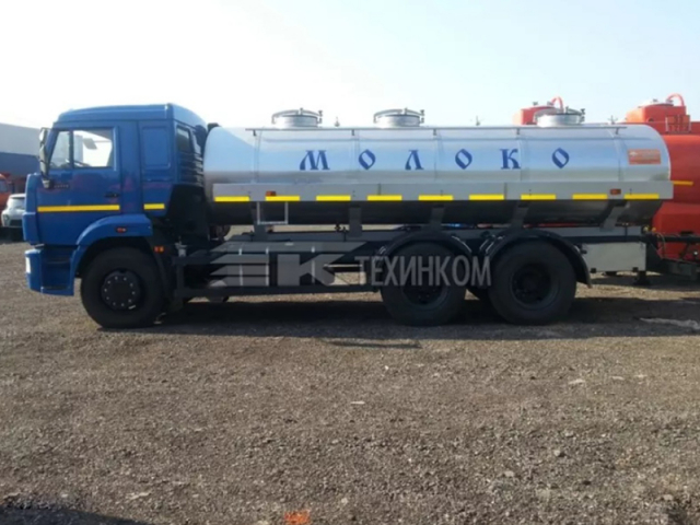 Фото №5: Автоцистерна ЯДИШ-ВМ-12 на шасси КАМАЗ-65115 для пищевых жидкостей