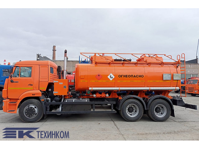 Фото №1: Автотопливозаправщик АТЗ-15 на шасси KAMAZ-65115
