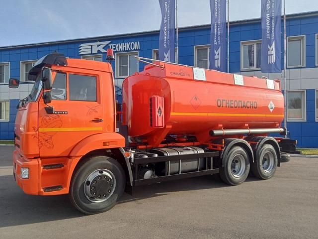 Фото №3: Автотопливозаправщик CHAMELEON-15-3 на шасси KAMAZ-65115