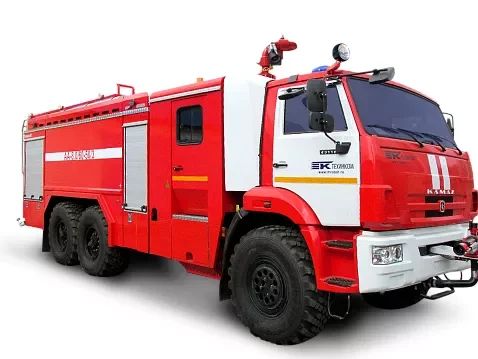 Фото №1: Аэродромный пожарный автомобиль АА-8-60 на шасси KAMAZ-43118