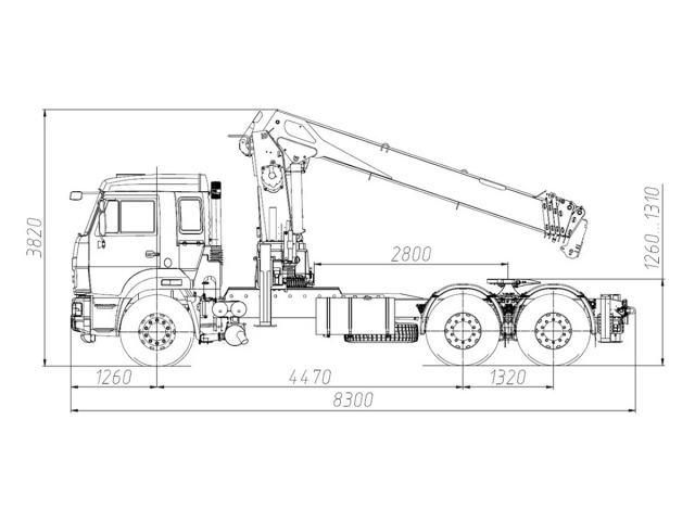 Фото №1: Седельный тягач KAMAZ-65115-3094-48 с КМУ Horyong HRS-216 (мод. 659002-160923-48)