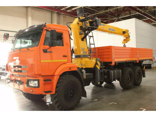 Фото №2: Бортовой автомобиль KAMAZ-43118-2095-48 с КМУ XCMG SQS 250RU-5 (мод. 6591-15104B-48)