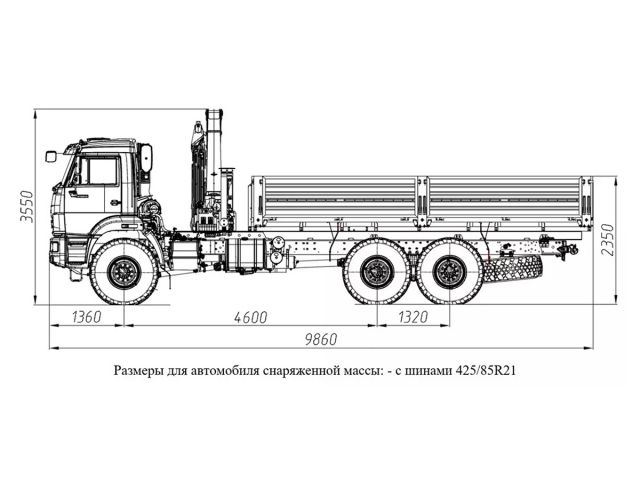 Фото №1: Бортовой автомобиль KAMAZ-43118-2095-48 с КМУ Палфингер Инман ИМ-150N (мод. 6591-3354В-48)