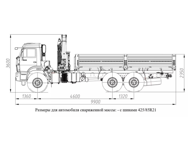 Фото №1: Бортовой автомобиль KAMAZ-43118-3027-48 с КМУ Палфингер Инман ИМ-150N (мод. 6591-3356A-48)