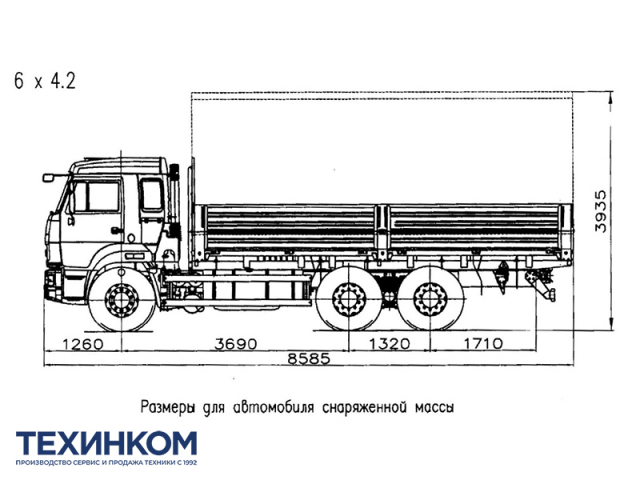 Фото №3: Бортовой автомобиль KAMAZ-65117