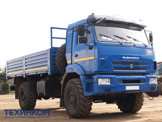 Фото №1: Бортовой автомобиль KAMAZ-43502