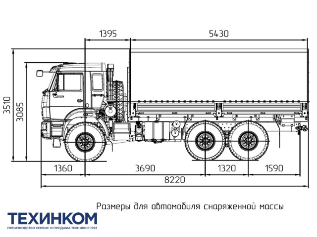 Фото №6: Бортовой автомобиль KAMAZ-5350