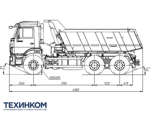 Фото №6: Самосвал KAMAZ-65115 (15 тонн, 6х4)
