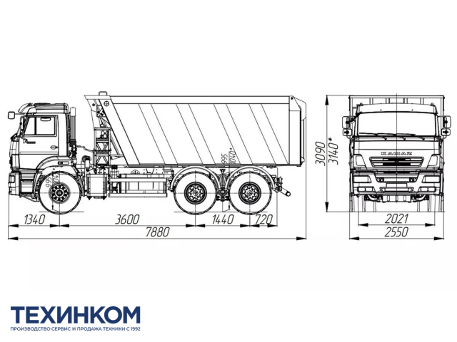 Фото №6: Самосвал KAMAZ-6520 (20 тонн, 6х4)