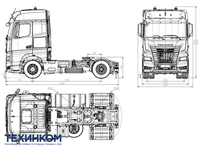 Фото №4: Седельный тягач KAMAZ-54901-70028-СА (поколение К5)