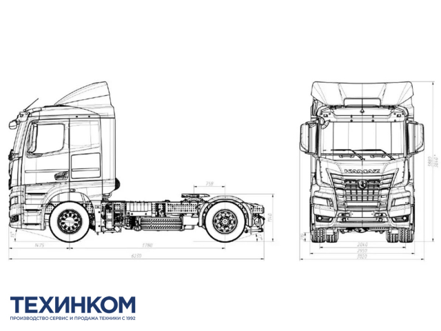 Фото №2: Седельный тягач KAMAZ-54902-764-49 (поколение К5)