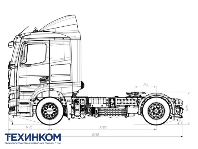 Фото №4: Седельный тягач KAMAZ-54902-768-49 (поколение К5)