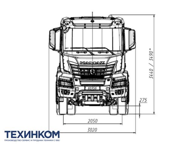 Фото №8: Седельный тягач KAMAZ-65956-40792-АА (поколение К5)