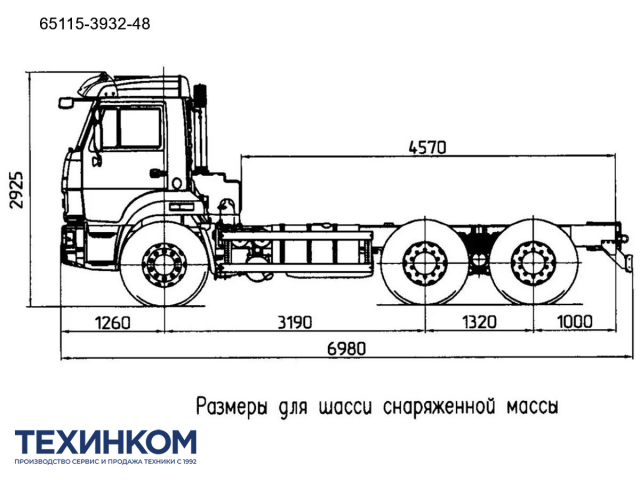 Фото №6: Шасси KAMAZ-65115