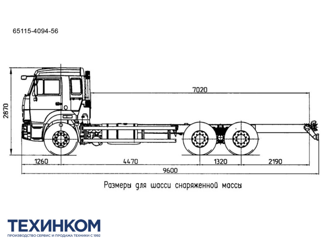 Фото №8: Шасси KAMAZ-65115