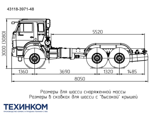 Фото №9: Шасси KAMAZ-43118