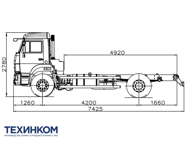 Фото №2: Шасси KAMAZ-43253-2010-69
